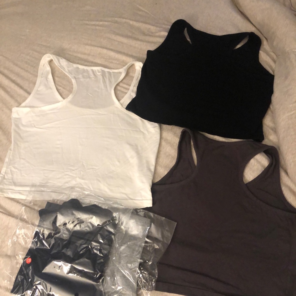 Mix and Match: CROP RAZOR BACK TEES